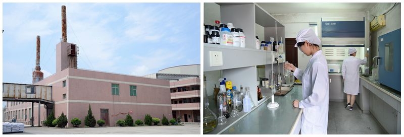fábrica e laboratório de pó de melamina na China