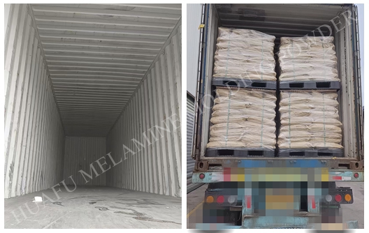 Remessa semanal: Huafu Chemicals 100% puro pó de melamina MF para utensílios de mesa