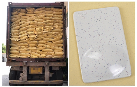 Huafu Chemicals: Nova remessa de resina melamínica em pó
        