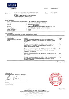 Certificado Intertek em 2015
        